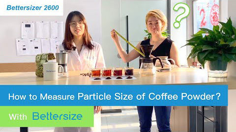 how to measure coffee particle size